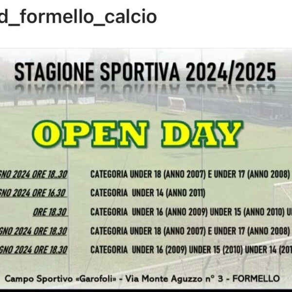 ASD Formello Calcio – Stagione 2024/2025